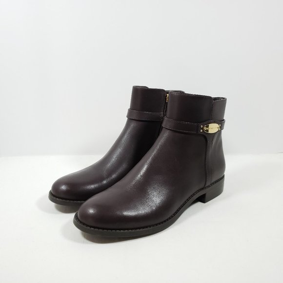 michael kors finley flat bootie